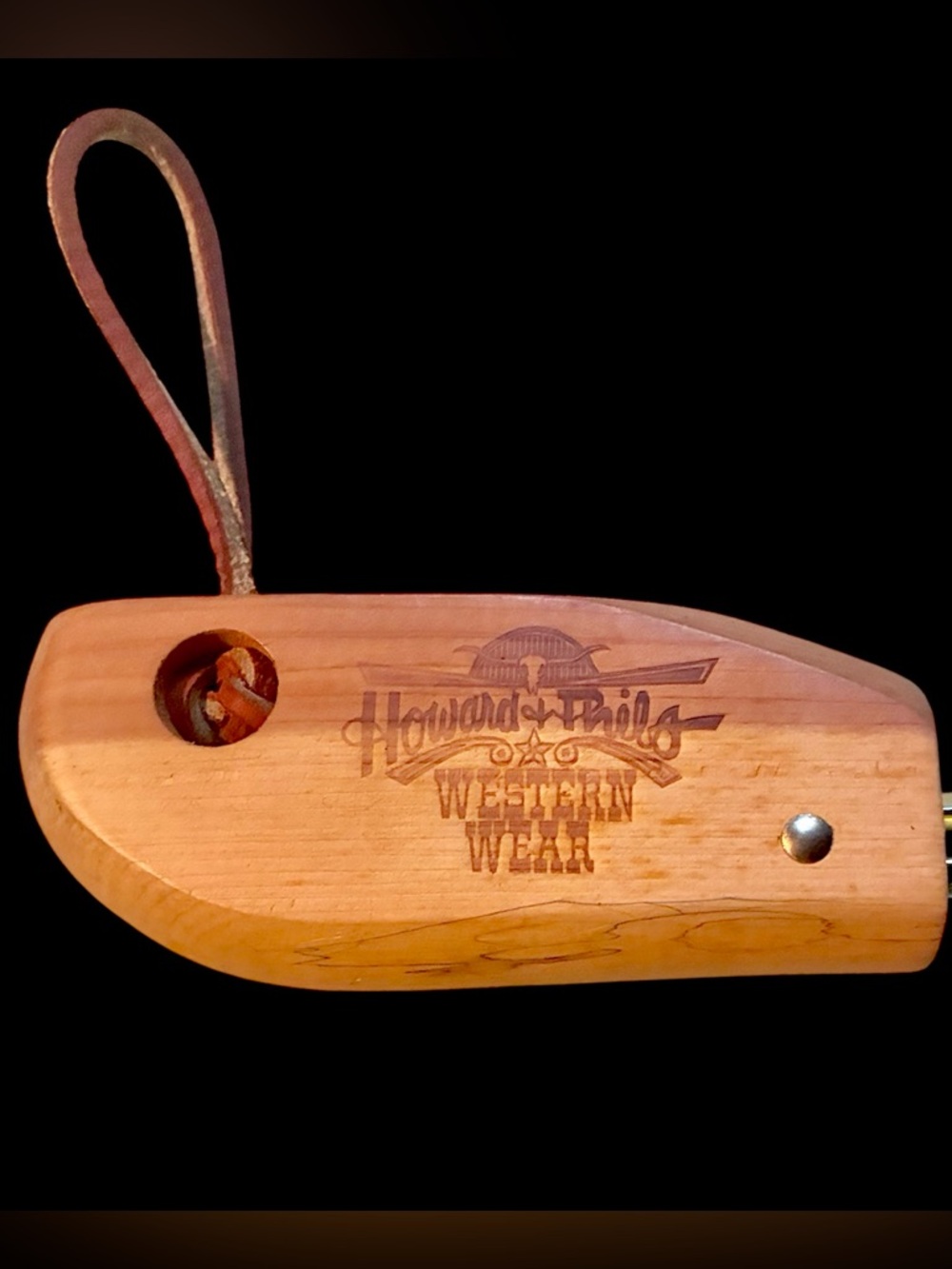 VINTAGE  Howard & Phil's Western Wear aromatic cedar boot trees